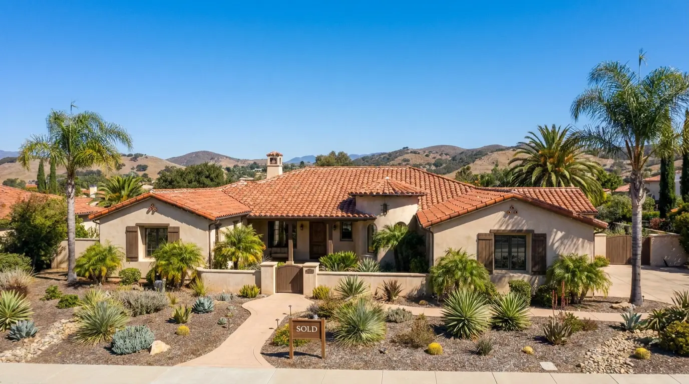 A California home — homeowners insurance protecting the property that secures the mortgage